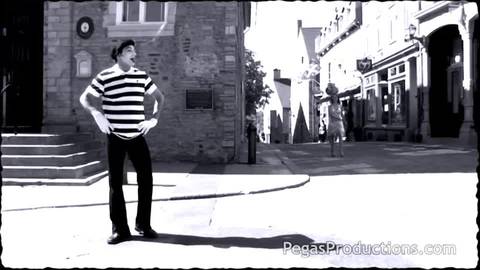 Rêve humide de Teen Porno de baiser un mime